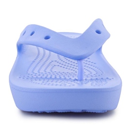 Crocs Flip-flops cu platformă clasică W 207714-5Q6 albastru 1