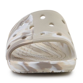 Papuci Crocs Classic Marbled Slide 206879-2Y3 bej 1