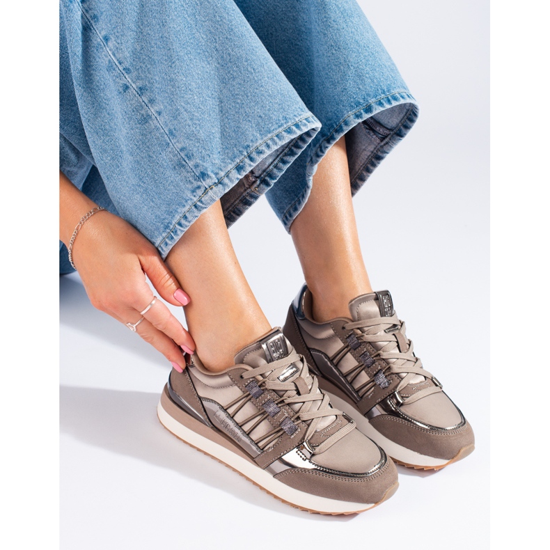 Tenisi Big Star pentru damă KK274112 maro 1