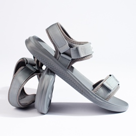 Sandale gri pentru bărbați Big Star HH174843 2