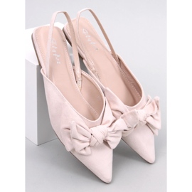 Papuci cu fundita Geffen Beige bej 1