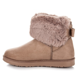 Kylie Mukluki cu un arc maro 1