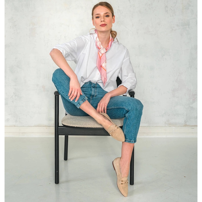 Marco Shoes Mocasini impodobiti bej 2