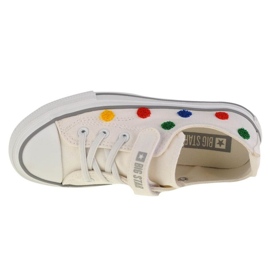 Pantofi Copii Cu Velcro Big Star JJ374053 Alb 5