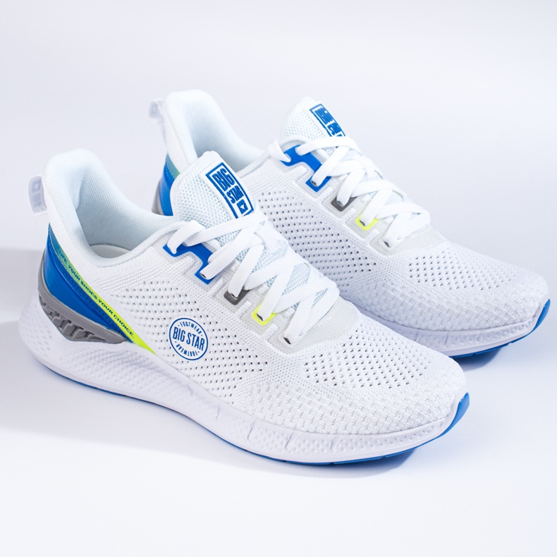 Pantofi sport albi pentru bărbați Big Star LL174102 1 Pantofi sport albi pentru bărbați Big Star LL174102 1