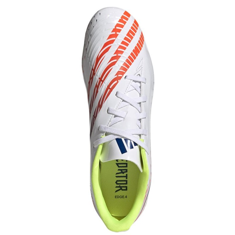 Ghete de fotbal Adidas Predator Edge.4 FxG M GW0989 alb alb 1
