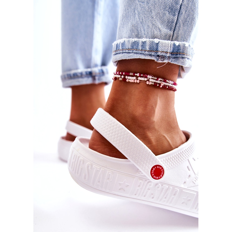 Papuci ușori de damă Kroks Big Star II275003 Alb 5