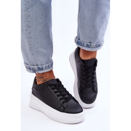 Pantofi de sport clasici pentru damă Black &amp; White Night Trip negru 1