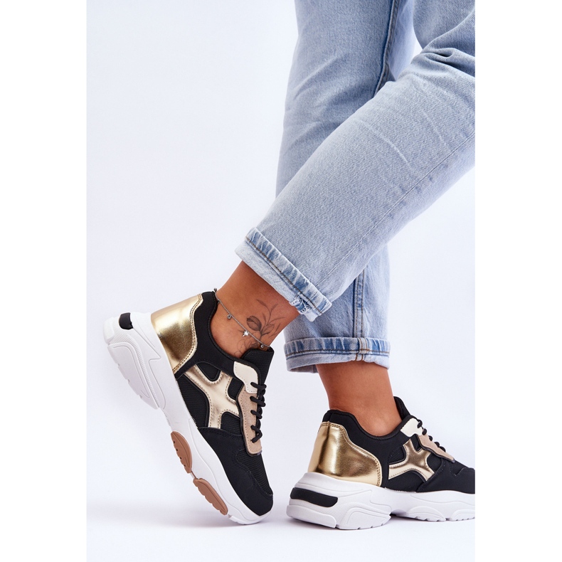 PS1 Pantofi de damă cu șireturi Black Cortes negru 2