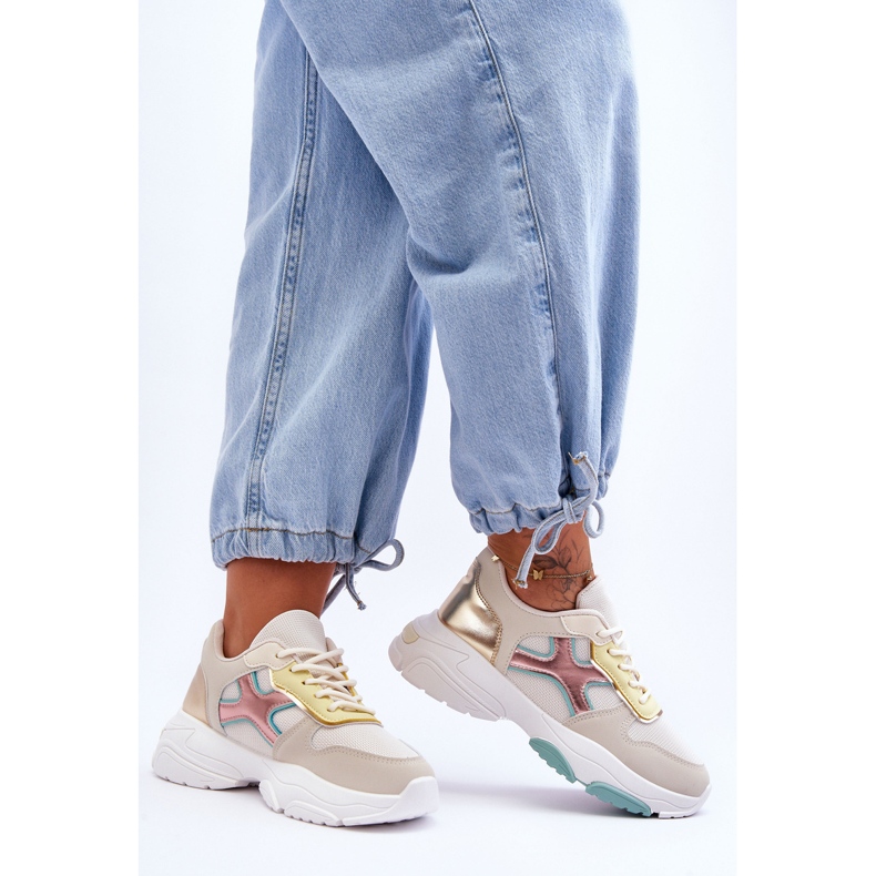 PS1 Pantofi de damă multicolori cu șireturi Cortes 2