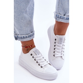 Pantofi de damă cu platformă Big Star LL274A177 alb 2