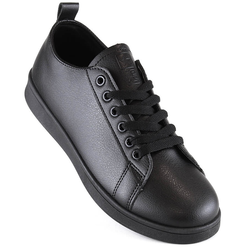 News Pantofi sport adidasi din piele ecologica neagra Stiri 23SP02-5786 negru 1 News Pantofi sport adidasi din piele ecologica neagra Stiri 23SP02-5786 negru 1