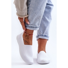 PE1 Pantofi Slip-On de damă, alb Lento 4