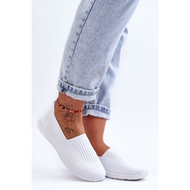 PE1 Pantofi Slip-On de damă, alb Lento 3