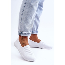 PE1 Pantofi Slip-On de damă, alb Lento 5