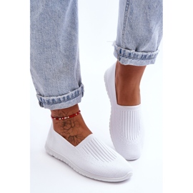 PE1 Pantofi Slip-On de damă, alb Lento 6
