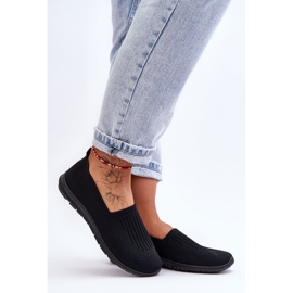 PE1 Pantofi slip-on dama negri Lento negru 4