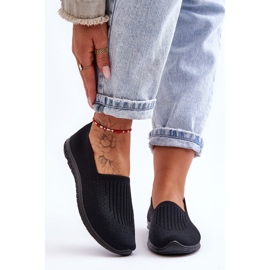 PE1 Pantofi slip-on dama negri Lento negru 5