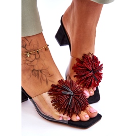 Femei transparente cu tocuri înalte S.Barski KV-AP658-1 Negru 5