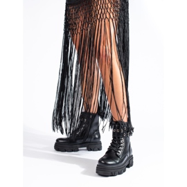 Genți de damă ajurate pe platforma Shelovet negru 1