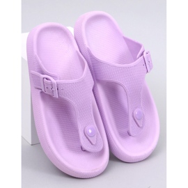 Șlapi Sadier Purple din spumă moale violet 1