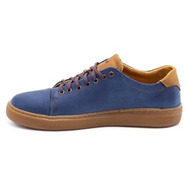 Polbut Pantofi barbati piele 2109 bleumarin albastru 1