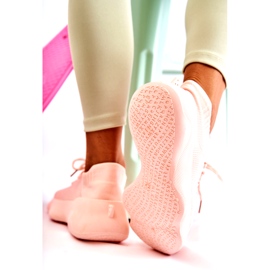 Pantofi sport roz pentru damă 4