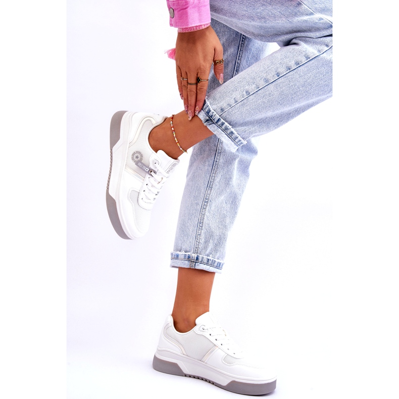 Pantofi clasici cu sistem de spumă cu memorie Big Star LL274A024 Alb 1 Pantofi clasici cu sistem de spumă cu memorie Big Star LL274A024 Alb 1