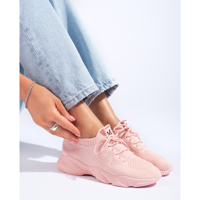 Pantofi sport de dama roz Shelovet 1