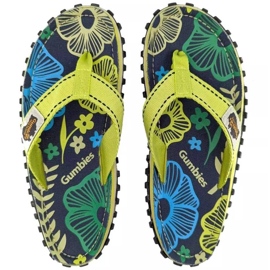Flip-flops Gumbies Islander Pistachio Flowers GU-FFISL111 verde 1