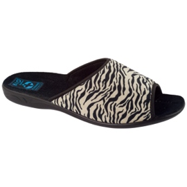 Adanex Papuci dama Sara 15773 Imprimeu leopard negru 1