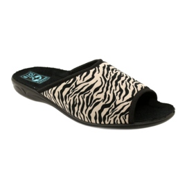 Adanex Papuci dama Sara 15773 Imprimeu leopard negru 2