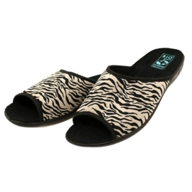 Adanex Papuci dama Sara 15773 Imprimeu leopard negru 4