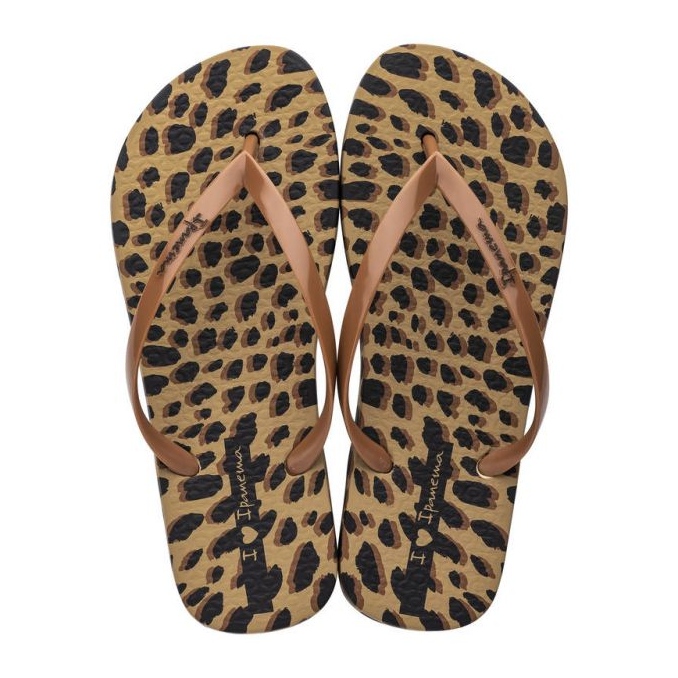 Ipanema Animale Print Ii Fem Flip Flops W 83306 AJ138 maro 2