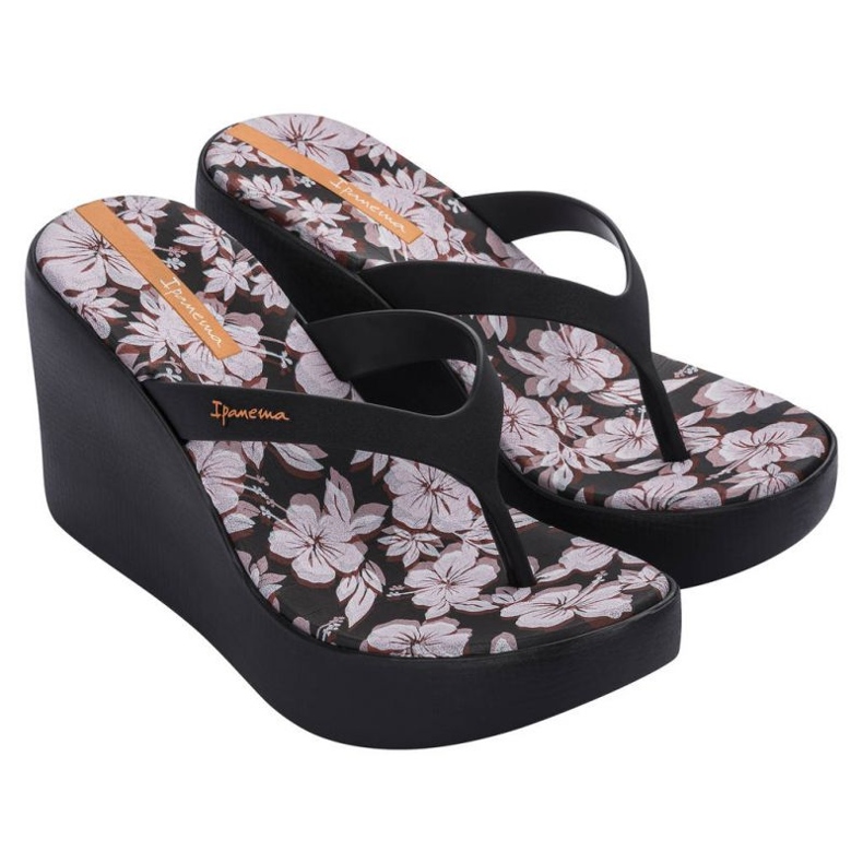 Ipanema Aloha Fem Flip Flops W 83444 AJ948 negru 1