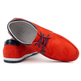 KOMODO Încălțăminte Mocasini bărbați 875 roșu 3 KOMODO Încălțăminte Mocasini bărbați 875 roșu 3