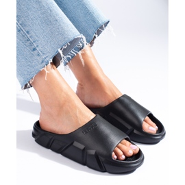 Papuci negri dama Big Star LL274594906 negru 1