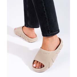 Papuci de dama bej Big Star LL274593801 1