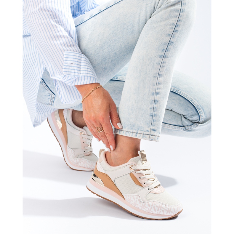 Pantofi sport dama bej Shelovet 1