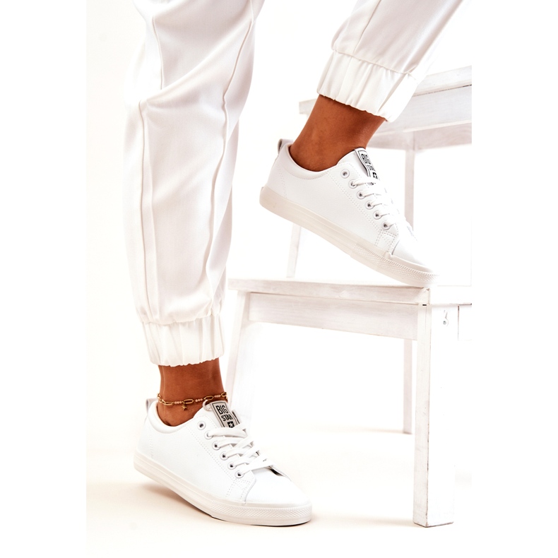 Tenisi din piele Big Star JJ274311 Alb 7 Tenisi din piele Big Star JJ274311 Alb 7