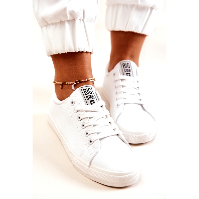 Tenisi din piele Big Star JJ274311 Alb 6