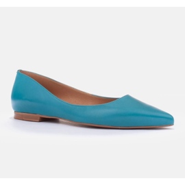 Marco Shoes Balerini subtile albastru 1