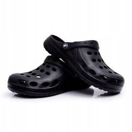 Flameshoes Papuci de spumă neagră pentru femei Eva Black negru 3