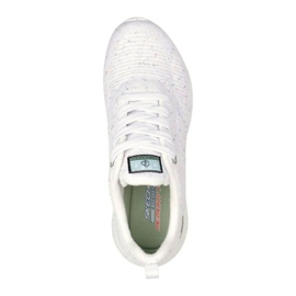 Pantofi Skechers Bobs Squad-Reclaim Life W 117282/WHT alb 1