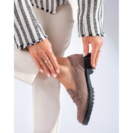 Pantofi de damă bej închis Shelovet 2