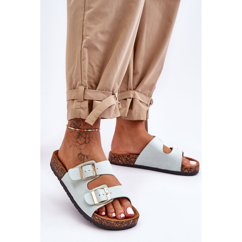 Sandale Slip-On dama Cortina Mint verde 1