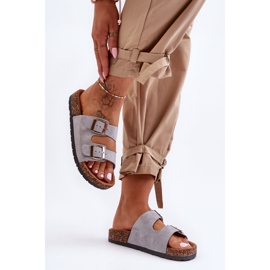 Sandale Cortina gri pentru damă 2