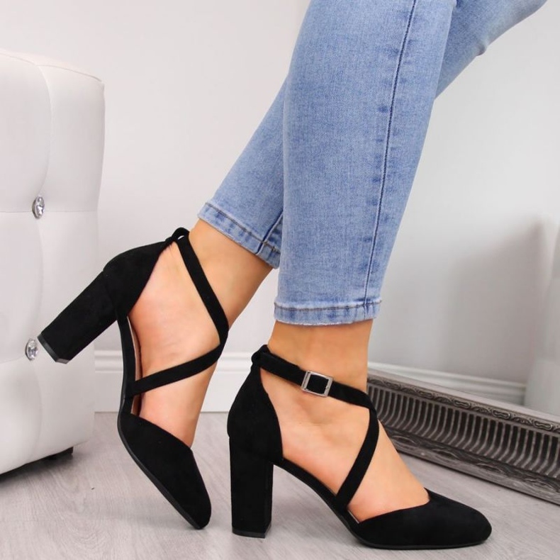 Sandale pe post Sergio Leone W SK248A negre negru 1