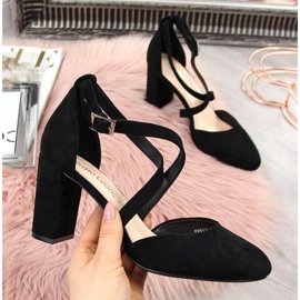 Sandale pe post Sergio Leone W SK248A negre negru 2