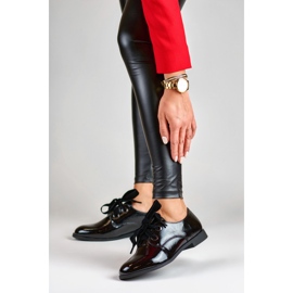 La.Fi Pantofi eleganti lacuiti negru 2